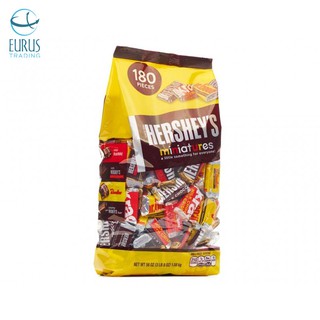 Chocolate Hershey's Miniatures - 1.58kg (180 miếng)