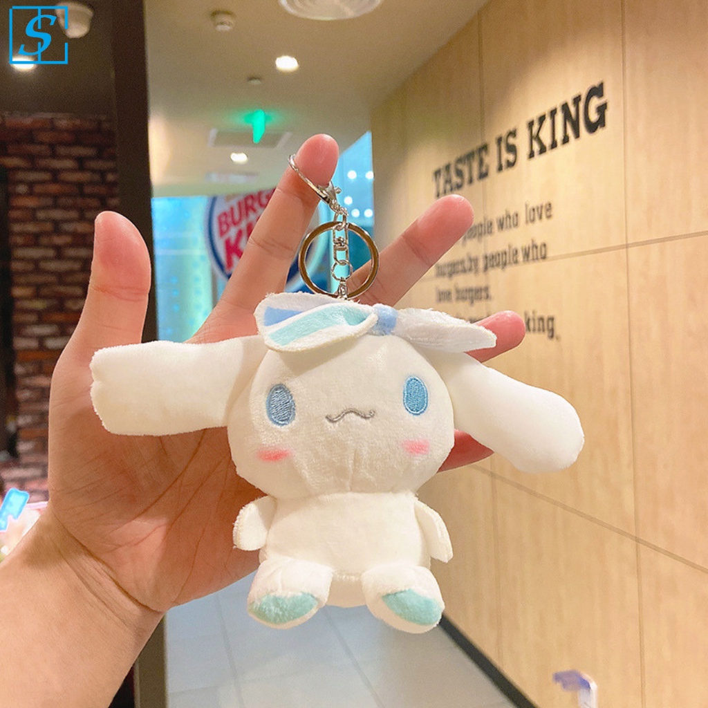 Móc khóa yugui có nơ dễ thương móc chìa khóa cute làm quà tặng quà sinh nhật kỉ niệm 2 màu xanh và tím MÃ: K8