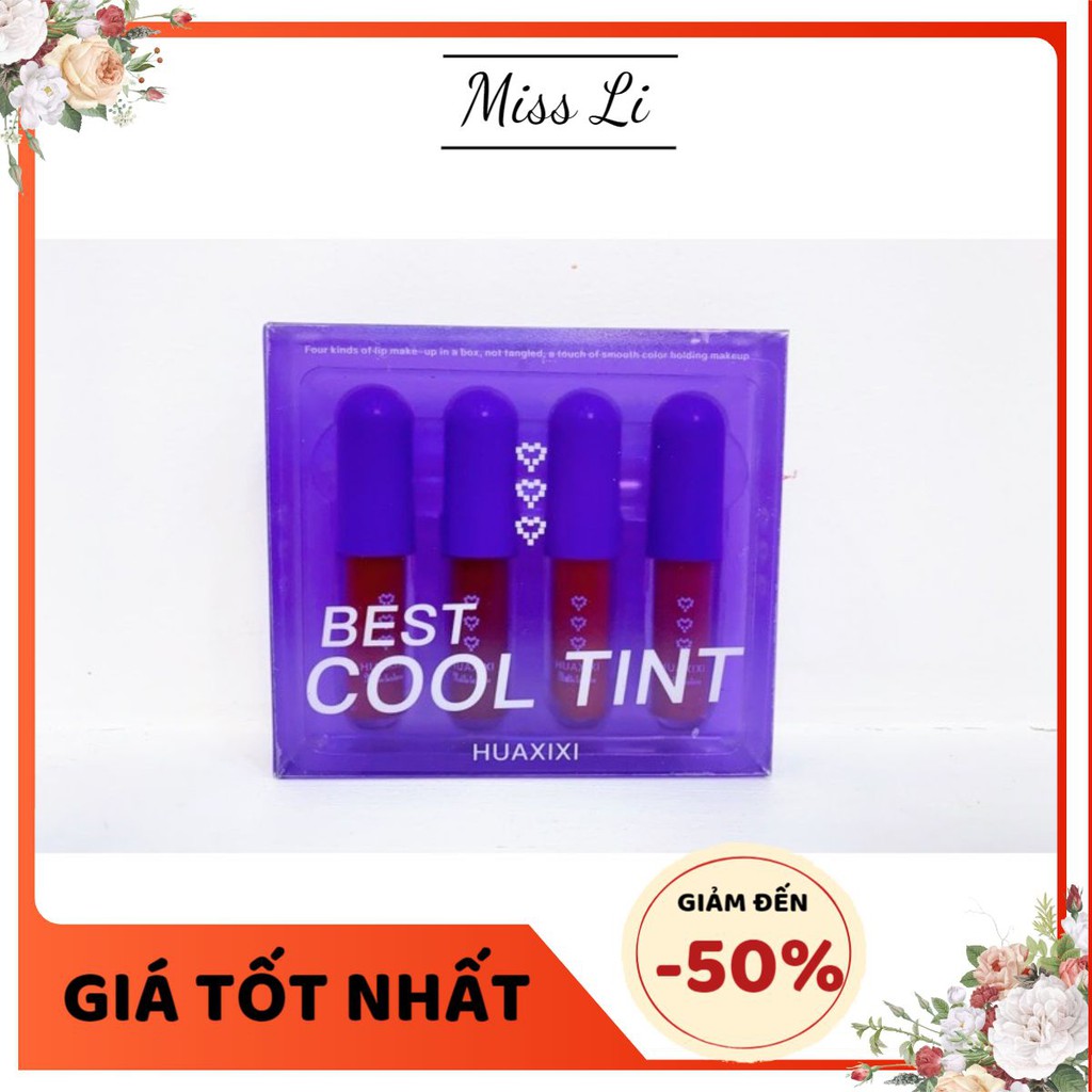 🔰 [GIÁ TỐT] 🔰 Set Son BEST COOL TINT HUAXIXI ✅