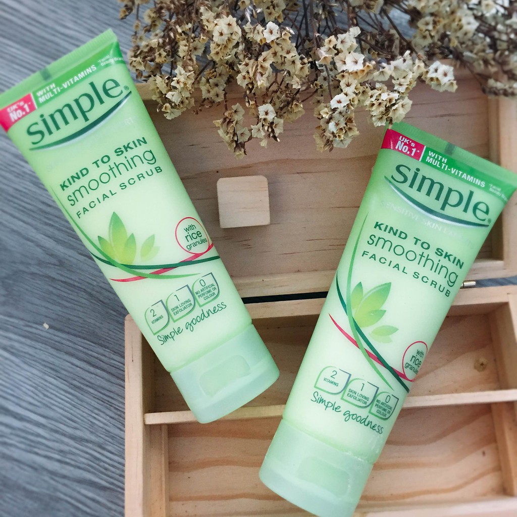 Tẩy Tế Bào Chết Simple cho da nhạy cảm - Simple Kind To Skin Soothing Facial Scrub 75ml | BigBuy360 - bigbuy360.vn