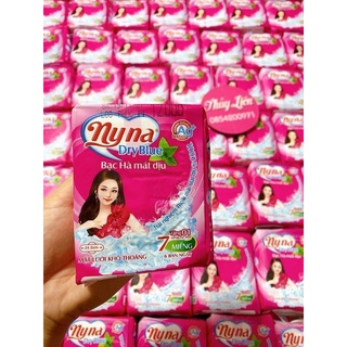Băng vệ sinh phụ nữ nyna 7miếng siêu mỏng cánh