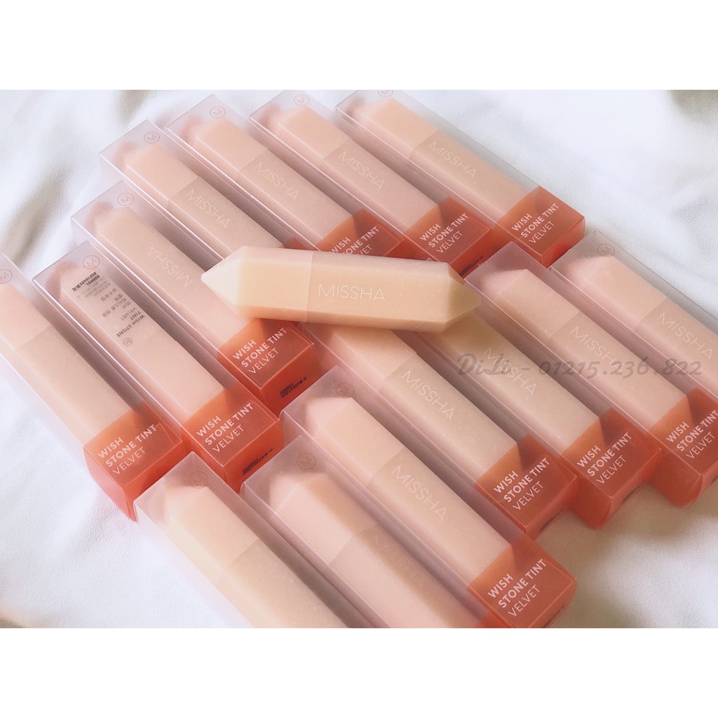 [SALE ] Son Missha Wish Stone Tint Velvet ( vỏ cam) | BigBuy360 - bigbuy360.vn