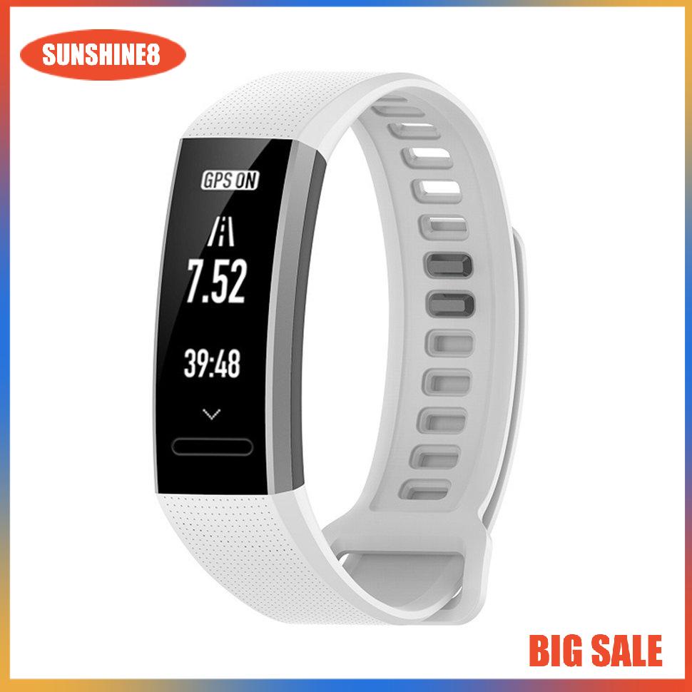 【SUN】[NEW]Silicone Wrist Strap For Huawei Band 2 Pro Bracelet Straps TPU Wristband