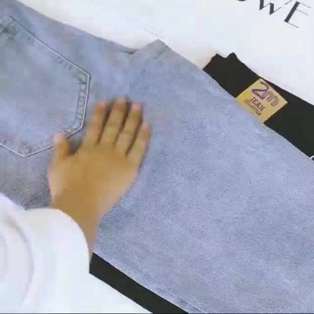 Quần jean nam xanh nhạt, quần bò nam dáng baggy ống rộng mẫu slimfit đẹp | BigBuy360 - bigbuy360.vn