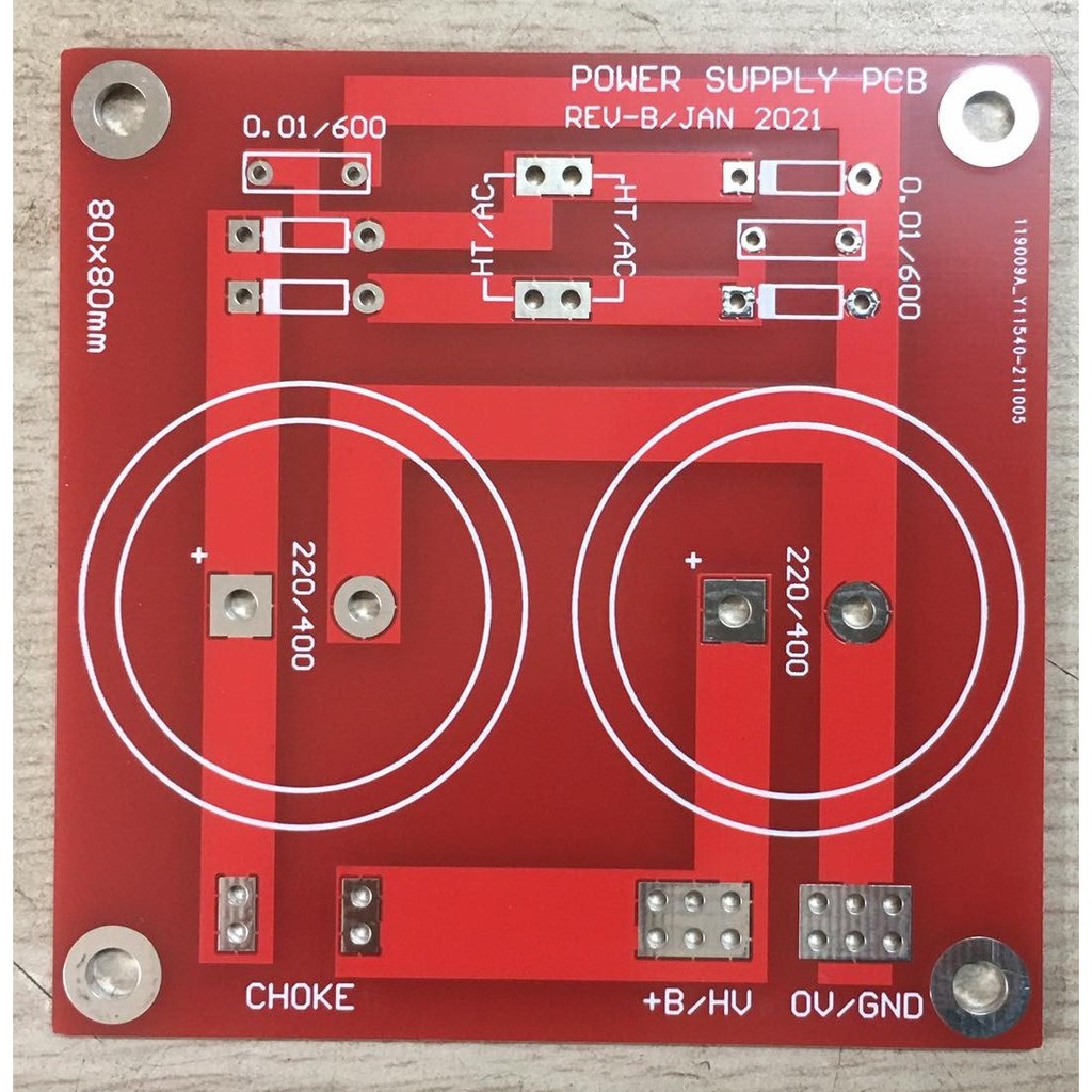 F19 Mạch nguồn cho mạch khuếch đại đèn EL34, KT88 PP (01 bo)