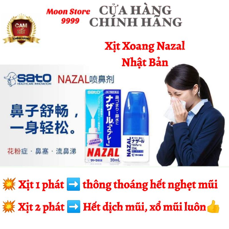 [Date 2025] XỊT XOANG NAZAL NHẬT BẢN, Moon Store 9999