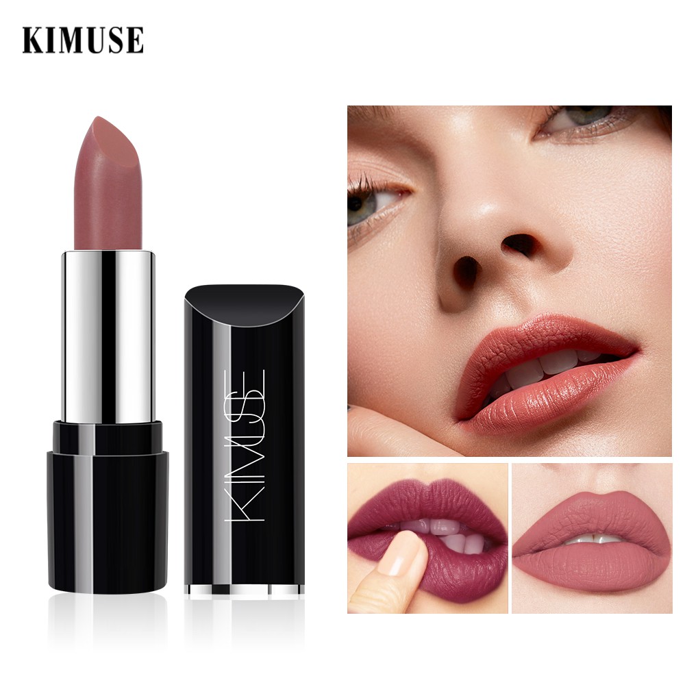 Son Môi Trang Điểm KIMUSE Tông Màu Lì Chống Thấm Nước Và Giữ Ẩm 3.5g | BigBuy360 - bigbuy360.vn