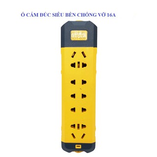 ổ cắm điện đúc nguyên khối cao su siêu chắc chắn