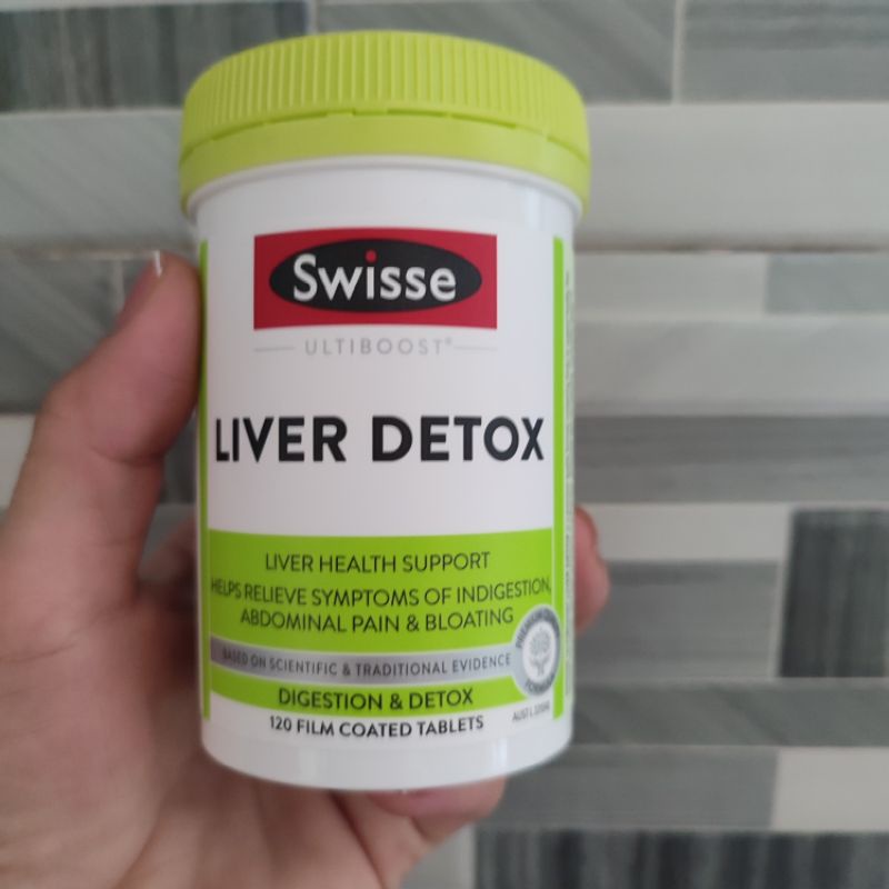 Date 2024-Viên uống Giải Độc Gan Swisse Ultiboost Liver Detox 120v- Úc