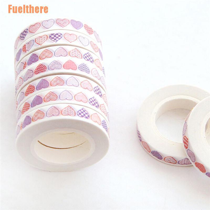 (Hàng Mới Về) Cuộn Băng Keo Giấy Mỏng Trang Trí 7mm X 10m | BigBuy360 - bigbuy360.vn