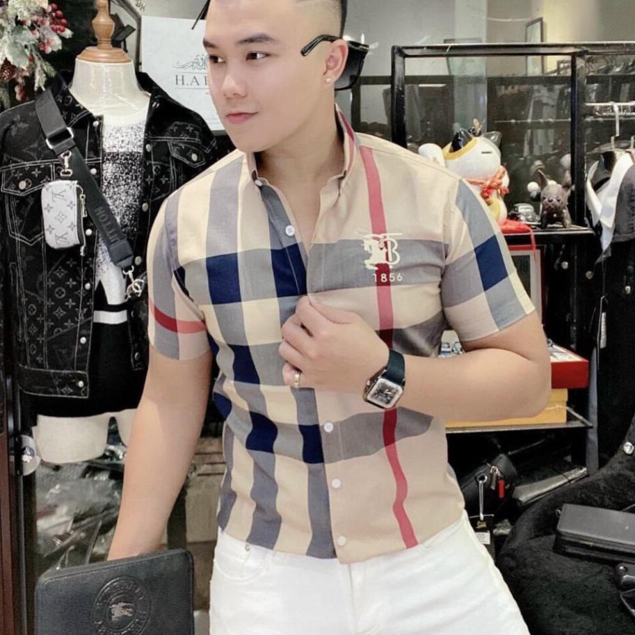 Áo Sơ Mi Nam Cao Cấp Hàn Quốc Họa Tiết Đẹp Sang Trọng Lịch Lãm Vải Lụa 3D Ép Thoáng Mát, Thấm Hút