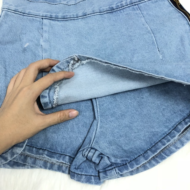 ❤️ Chân Váy Jeans Kèm Quần Trong - 4005 | BigBuy360 - bigbuy360.vn