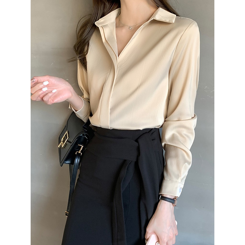 ( HÀNG SẴN) Áo Sơ Mi Nữ Công Sở Thanh Lịch SM57 - Hàng Quảng Châu Cao Cấp