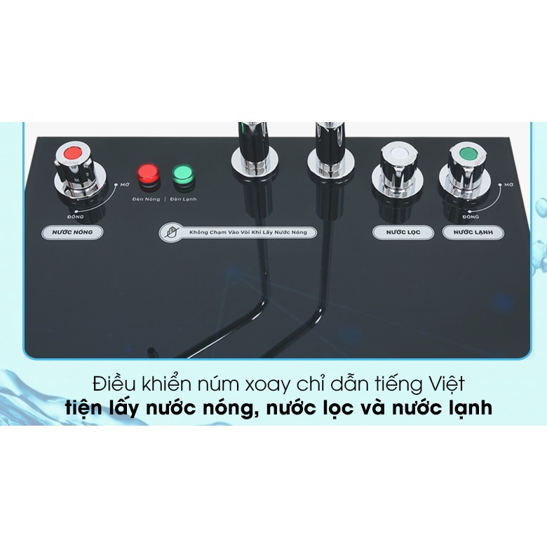 Máy lọc nước RO Dmax DMW-43710H nóng nguội lạnh 10 lõi - Bảo hành chính hãng 12 tháng
