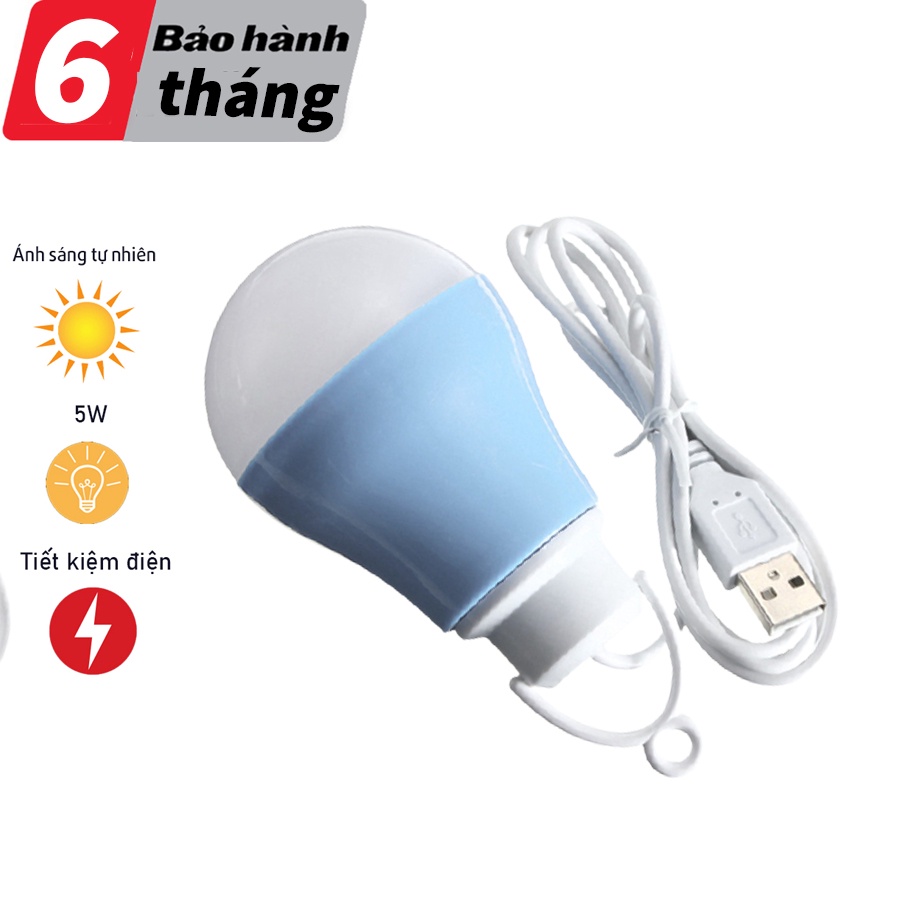 Bóng Đèn Led Bulb USB Siêu Sáng 5W - Bóng USB