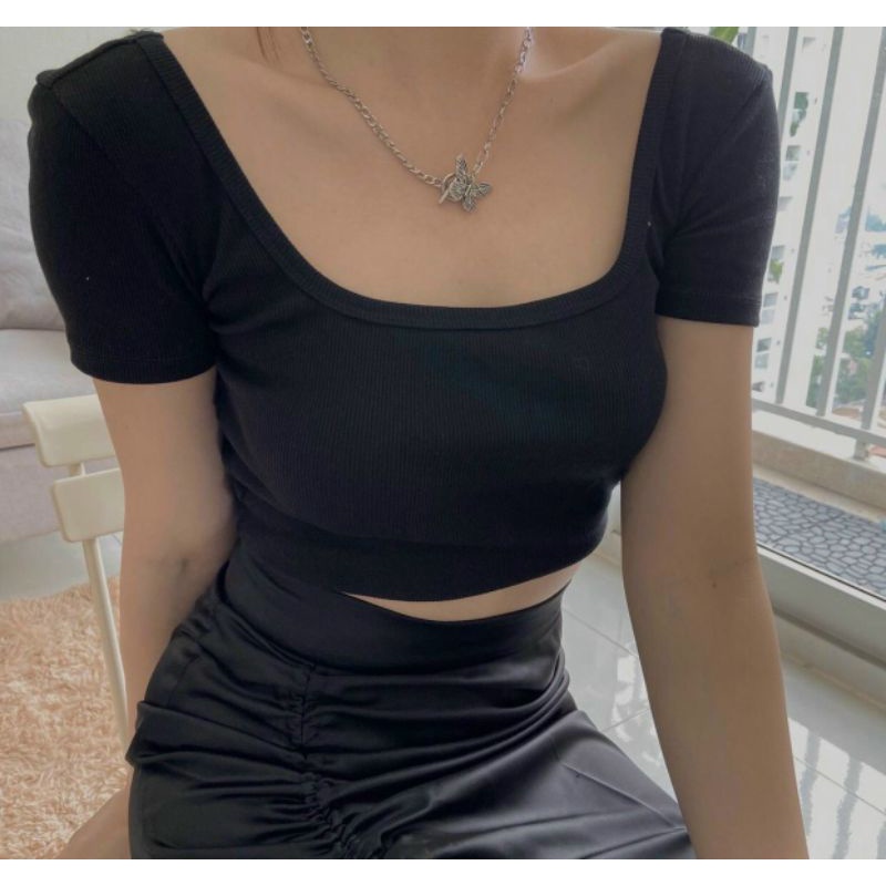 ÁO CROPTOP HỞ LƯNG GỢI CẢM A59