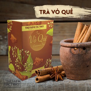 Trà Vỏ quế Faifo Factory - trà thảo mộc thiên nhiên Hộp giấy túi lọc (15 túi x 2g)