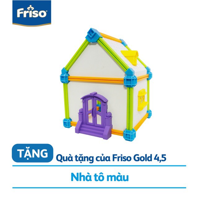 Bộ nhà lắp ghép và tô màu Friso