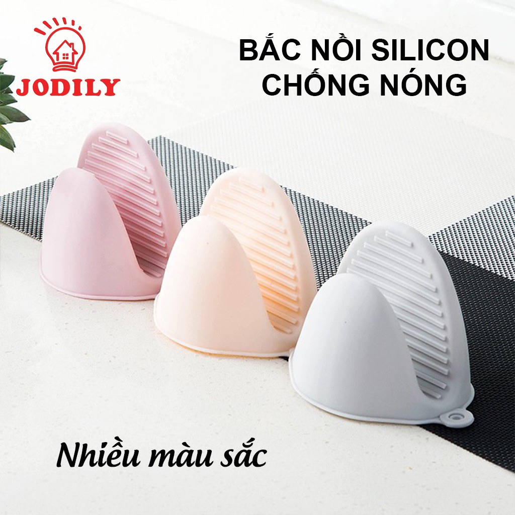Cặp Bắc Nồi Silicol Không Sợ Nóng Không Sợ Bẩn Không Sợ Nước Jodily Starhome