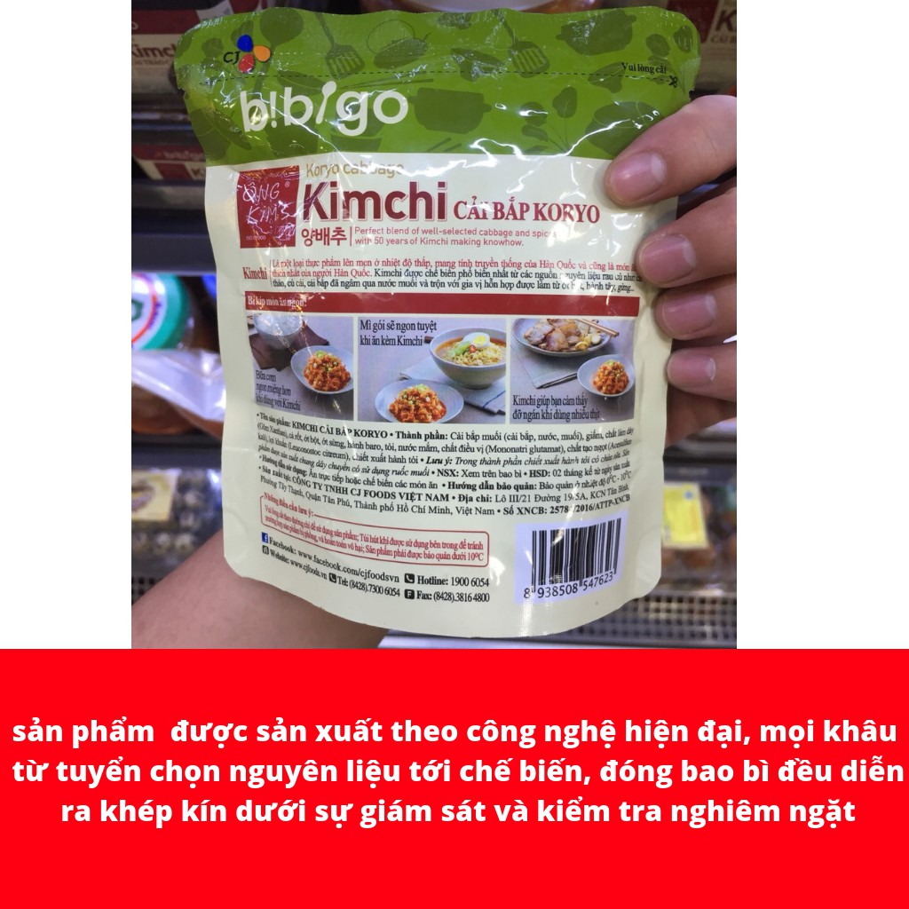 KIM CHI CẢI BẮP KORYO ÔNG KIM'S 100G (SHOP XIN PHÉP CHỈ SHIP NỘI THÀNH HÀ NỘI )