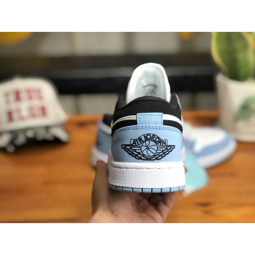 [Full box - trung] Giày Jordan xanh university blue low cao cấp