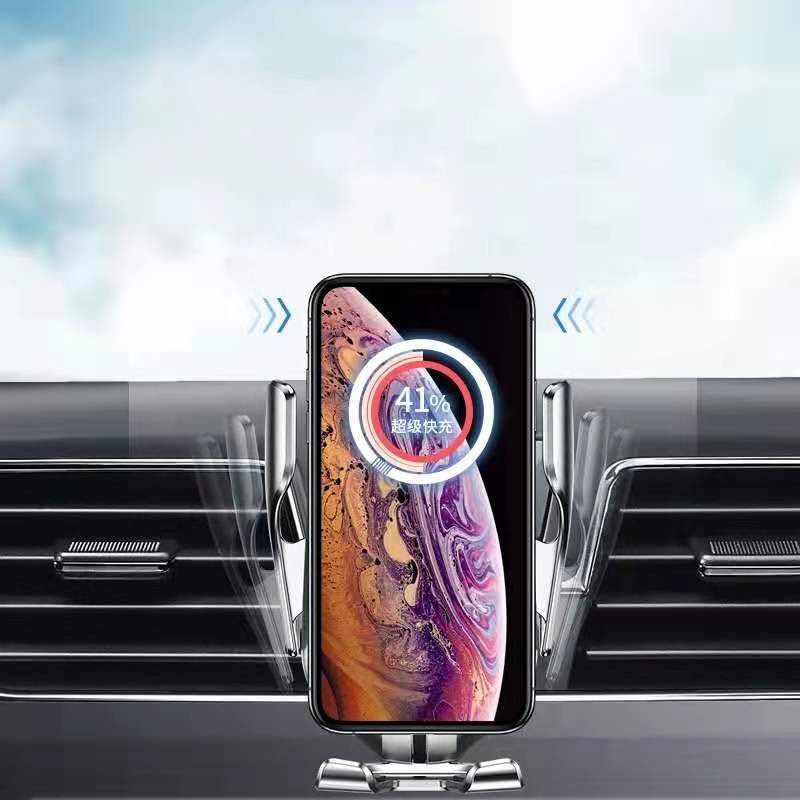Sạc không dây kiêm giá đỡ điện thoại Car wireless charger cho ô tô Simple Fast R1 Full Box | BigBuy360 - bigbuy360.vn