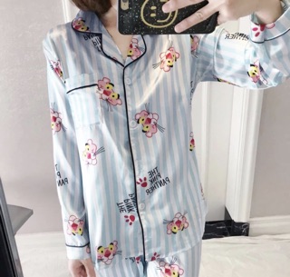 Set pizama lụa cao cấp