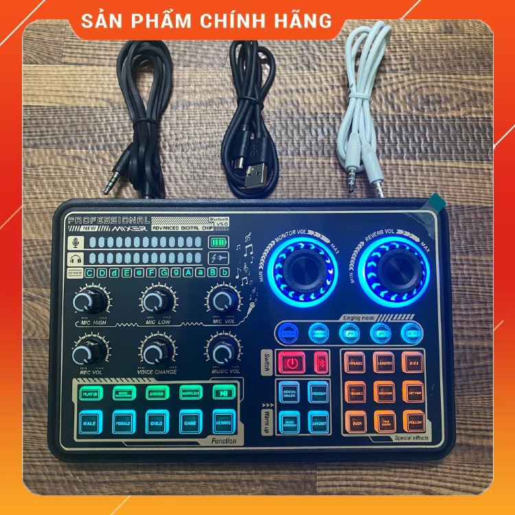 Sound Card K600 Plus ❤️ FREE SHIP ❤️ Phiên Bản Cao Cấp , Chuyên Dùng Livestream Bigo , Livestream Facebook