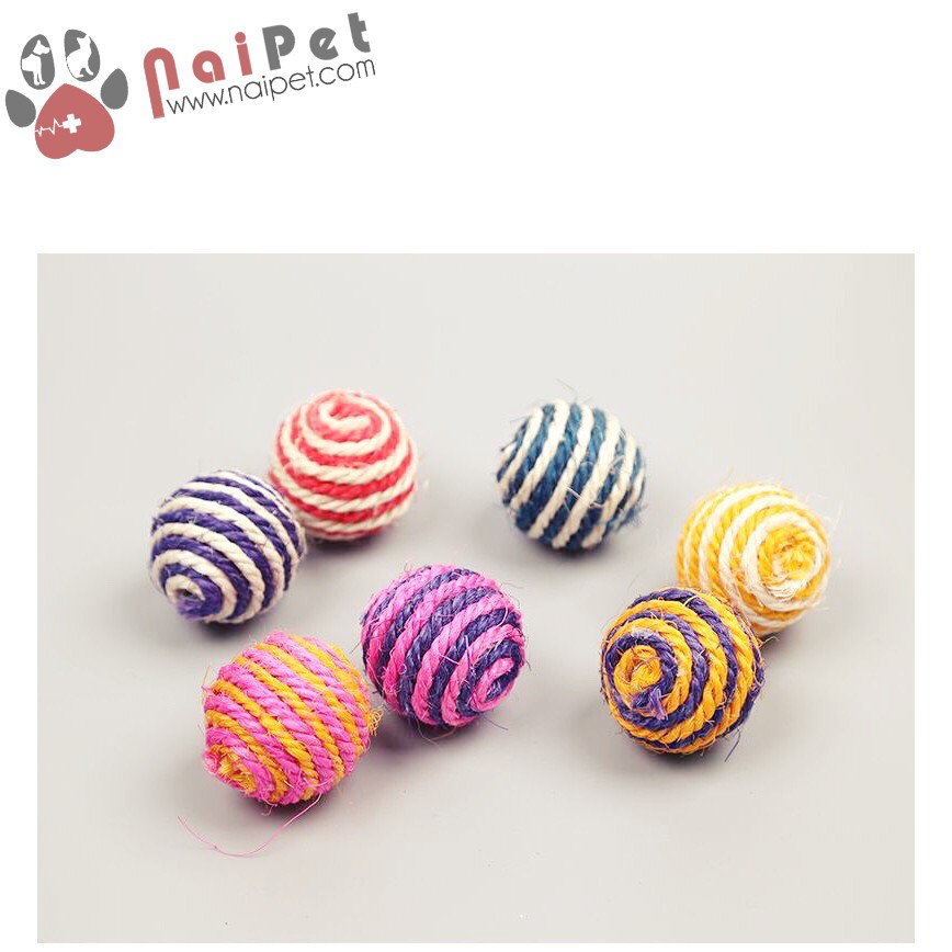 Đồ Chơi Bóng Thừng Cói Cho Mèo DC019