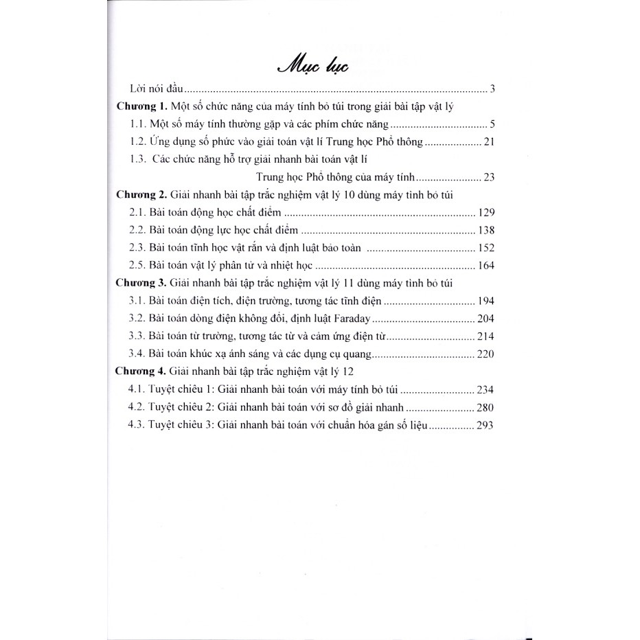 Sách - Giải nhanh bằng máy tính bỏ túi môn Vật lý (Lớp 10, 11, 12)