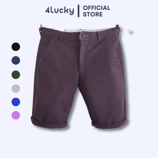 Quần short nam kaki 4Lucky- 14019, form ôm đẹp