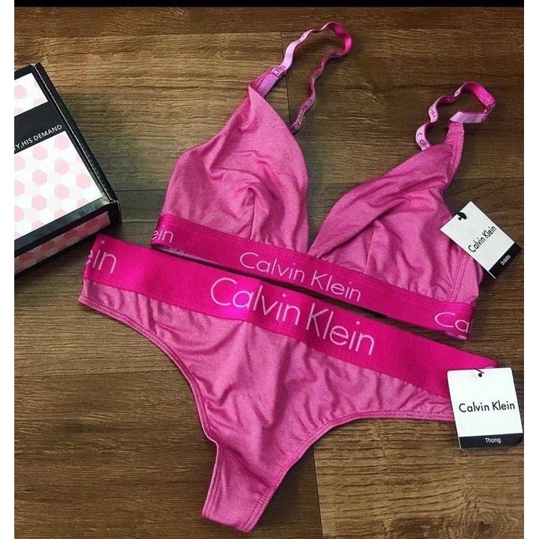 [LOẠI 1 CAO CẤP] Bộ đồ lót CK. cotton 2 dây (có mút và không mút) | BigBuy360 - bigbuy360.vn