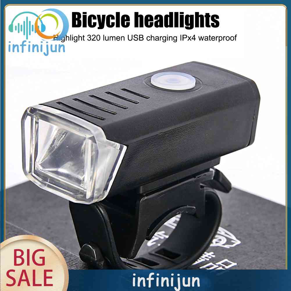 Bộ Đèn Pha Trước Và Sau Sạc USB Cho Xe Đạp INFINIJUN MTB