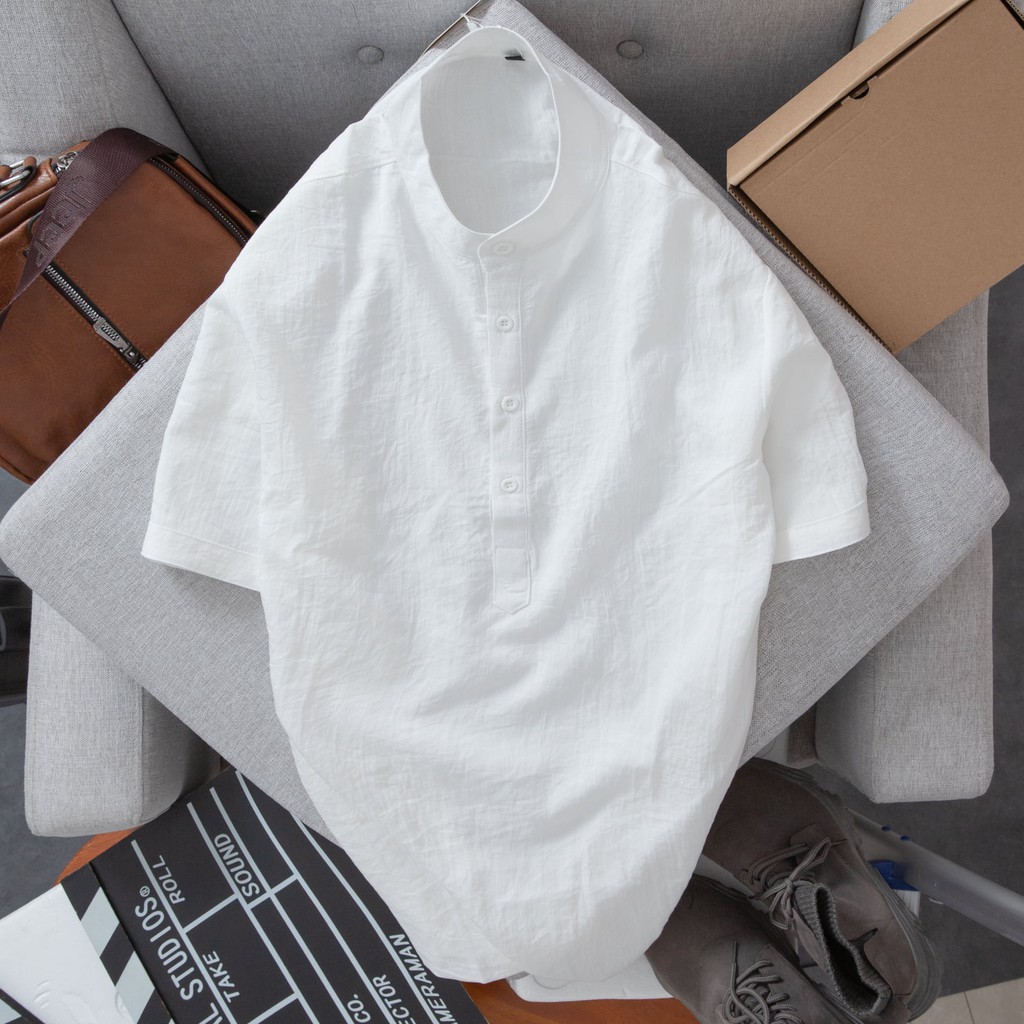 Áo đũi linen Mengo cực mát cho mùa hè nắng nóng ADZ01 - Mengo