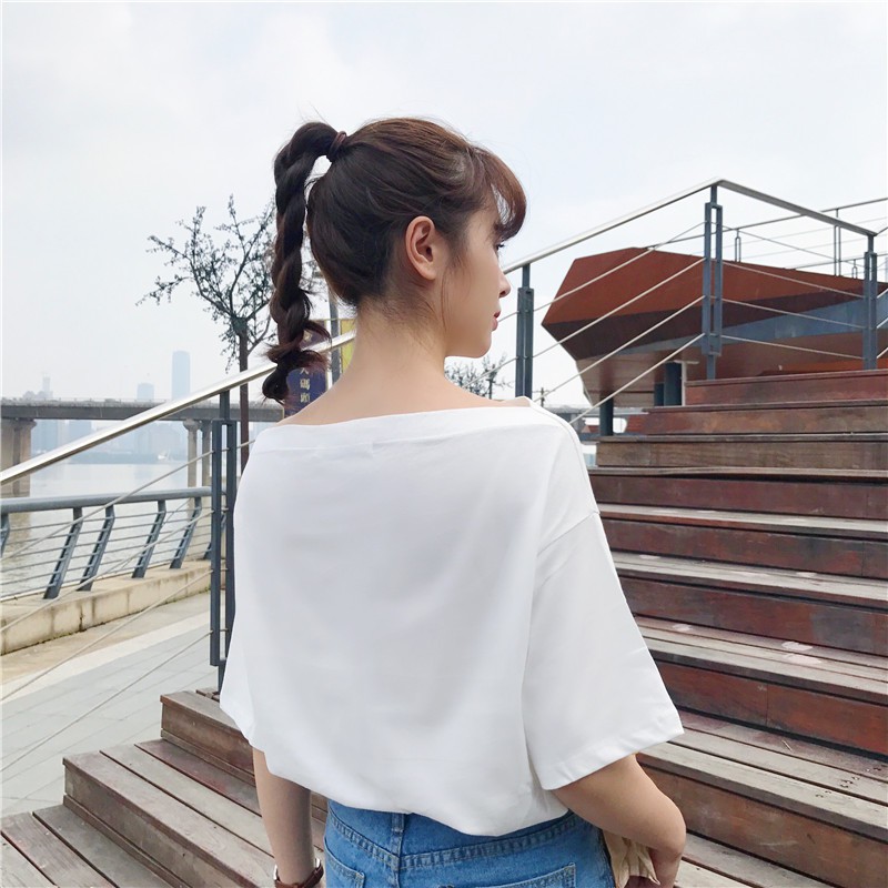 Áo Thun Nữ Áo Phông Chất Khô Thoáng Mát Phong Cách Hàn Quốc Áo Thun Form Rộng Cá Tính, Trẻ Trung, Năng Động