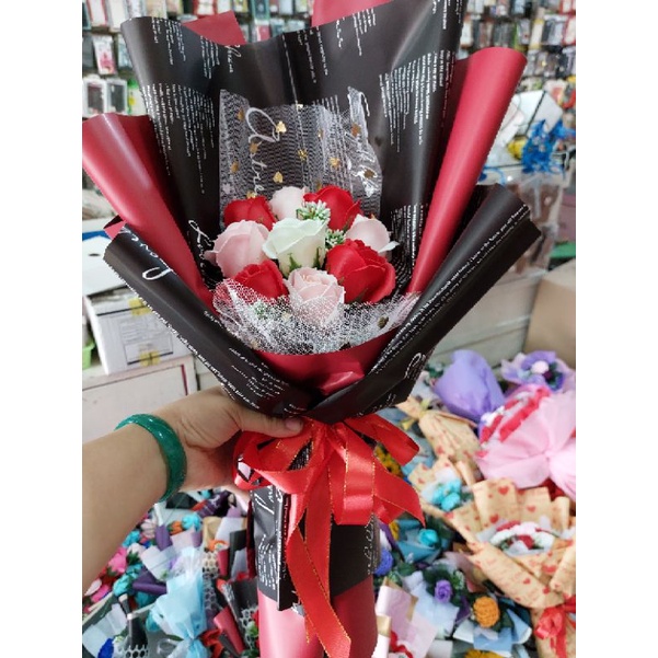 Bó sáp 9b giá yêu thương