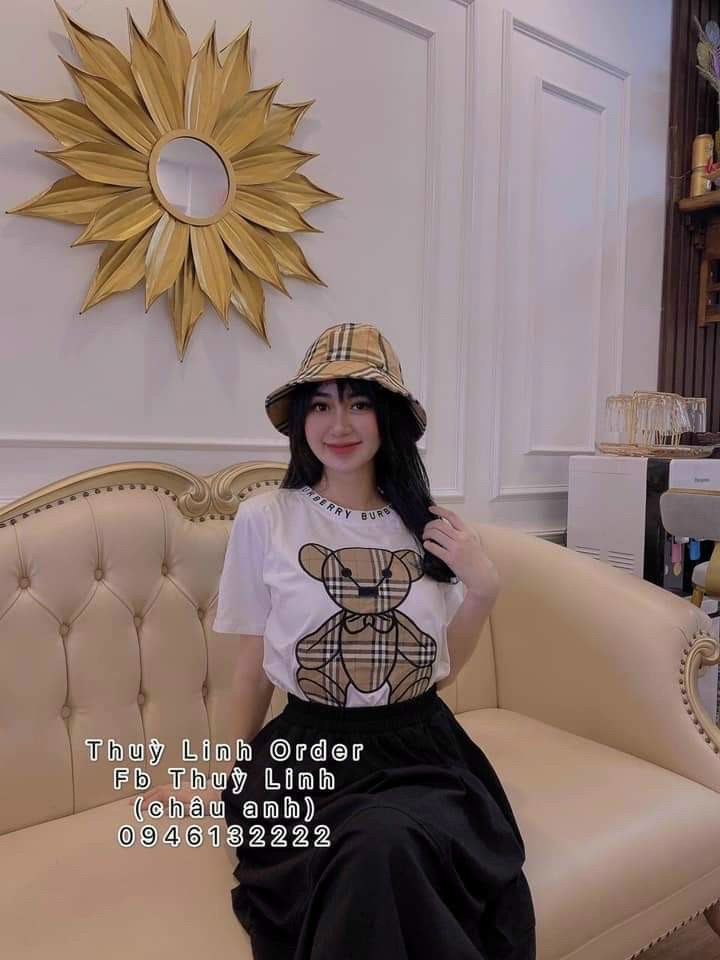 áo phông nữ ngắn tay hình đáng yêu chất mịn mát