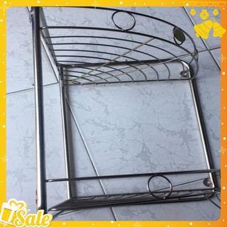 Kệ treo góc nhà tắm inox 25cm