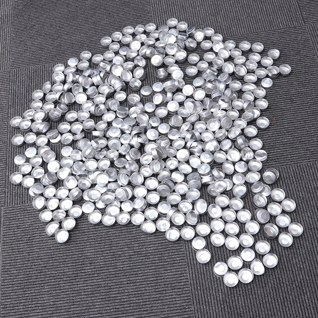 Set 500 Hộp Nhôm Rỗng Đựng Nến Màu Bạc