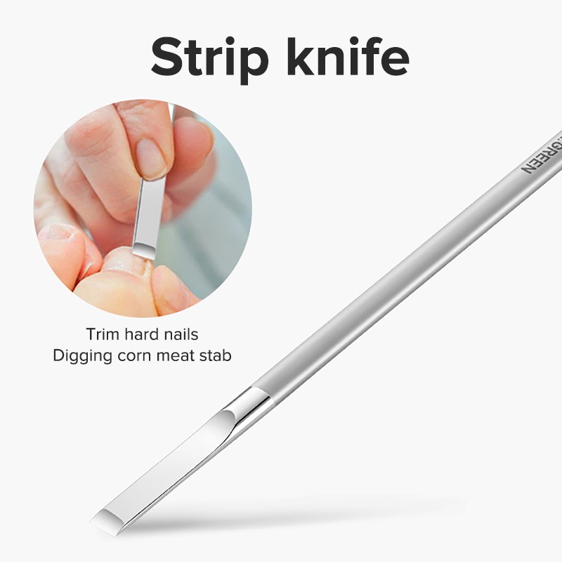 Bộ 8 Dụng Cụ Chăm Sóc Móng Chân MR.GREEN Chuyên Nghiệp Bằng Thép Không Gỉ Độc Đáo