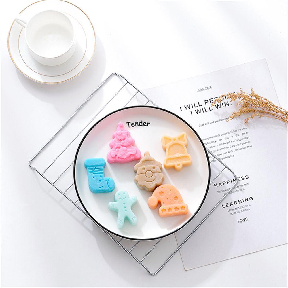 YOLA Khuôn Silicone Làm Bánh Hình Cây Thông &amp; Người Tuyết Giáng Sinh