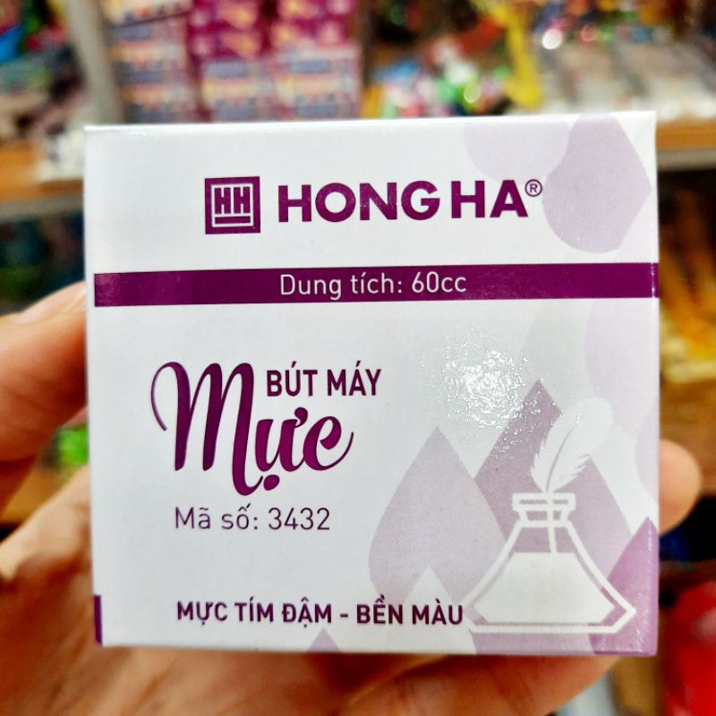 Mực hồng hà dùng cho bút máy