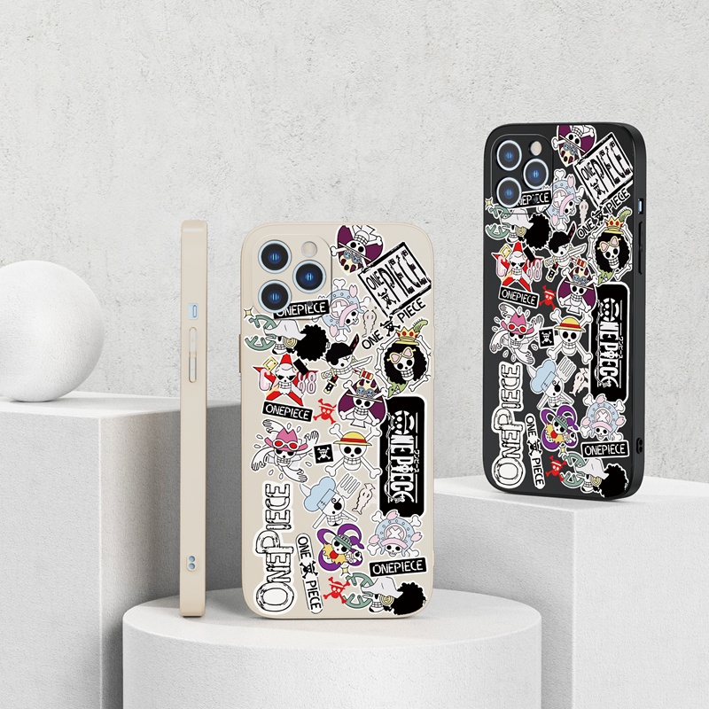 Ốp lưng iphone Ốp điện thoại Suntaiho silicon mềm hình đầu lâu cho iPhone 13 12 11 Pro Max X XR Xs Max 7 8 Plus 12mini 13mini