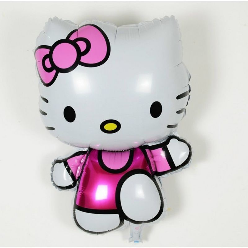 Bóng Bay Hình Kitty Dễ Thương Đáng Yêu Trang Trí Sinh Nhật Cho Bé - Kem Shop K138