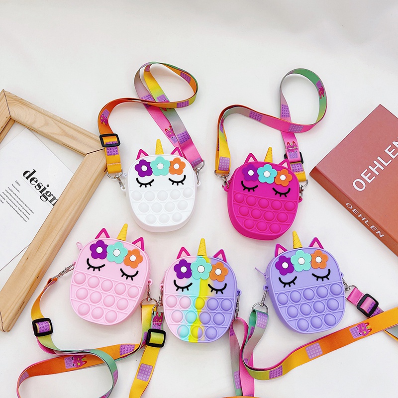 Túi Đeo Chéo Hình Kỳ Lân Đáng Yêu Ví