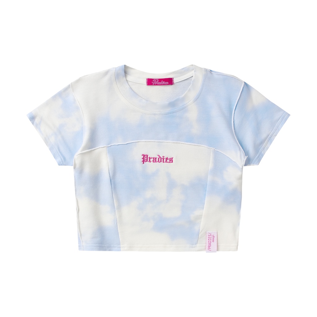 Áo Croptop Pradies Form Ôm Tie-dye &quot;Skies&quot;