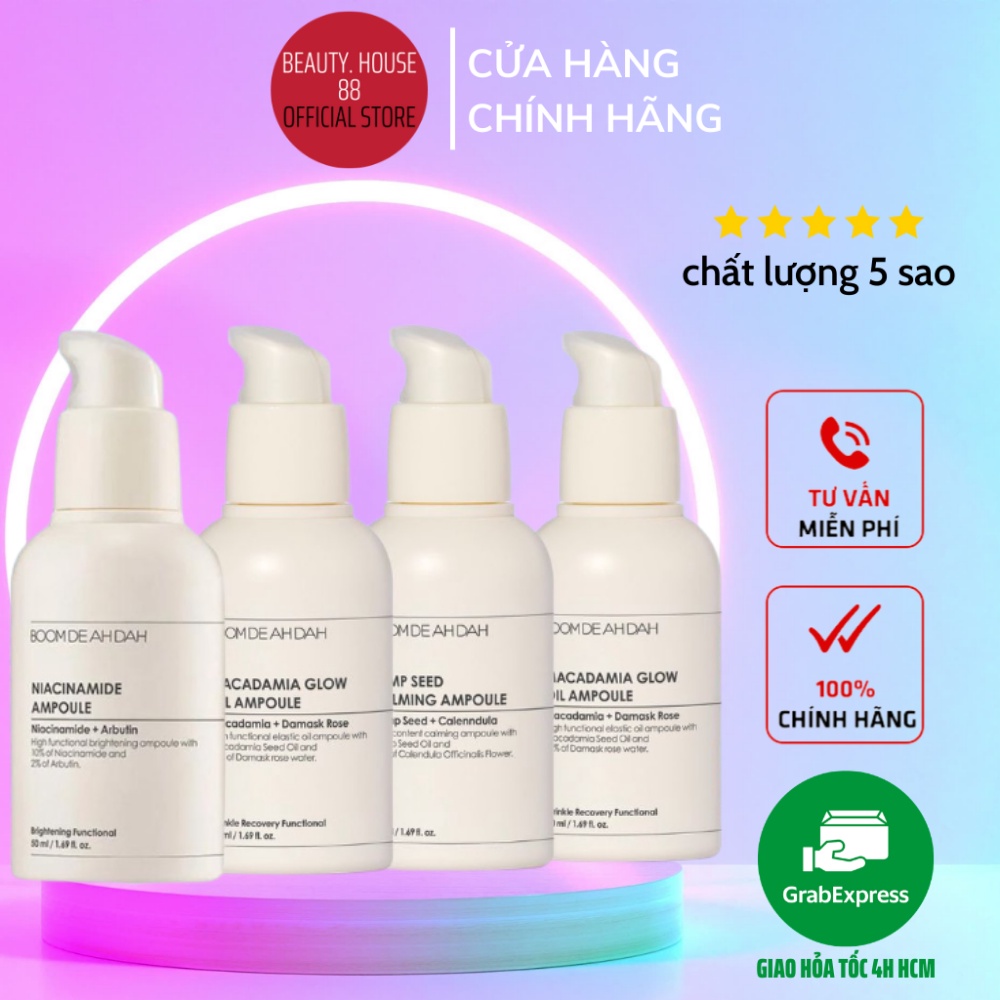 Serum Dưỡng Trắng Niacinamide Ampoule Boom De Ah Dah 50ml Tinh Chất Dưỡng Trắng Chuyên Sâu