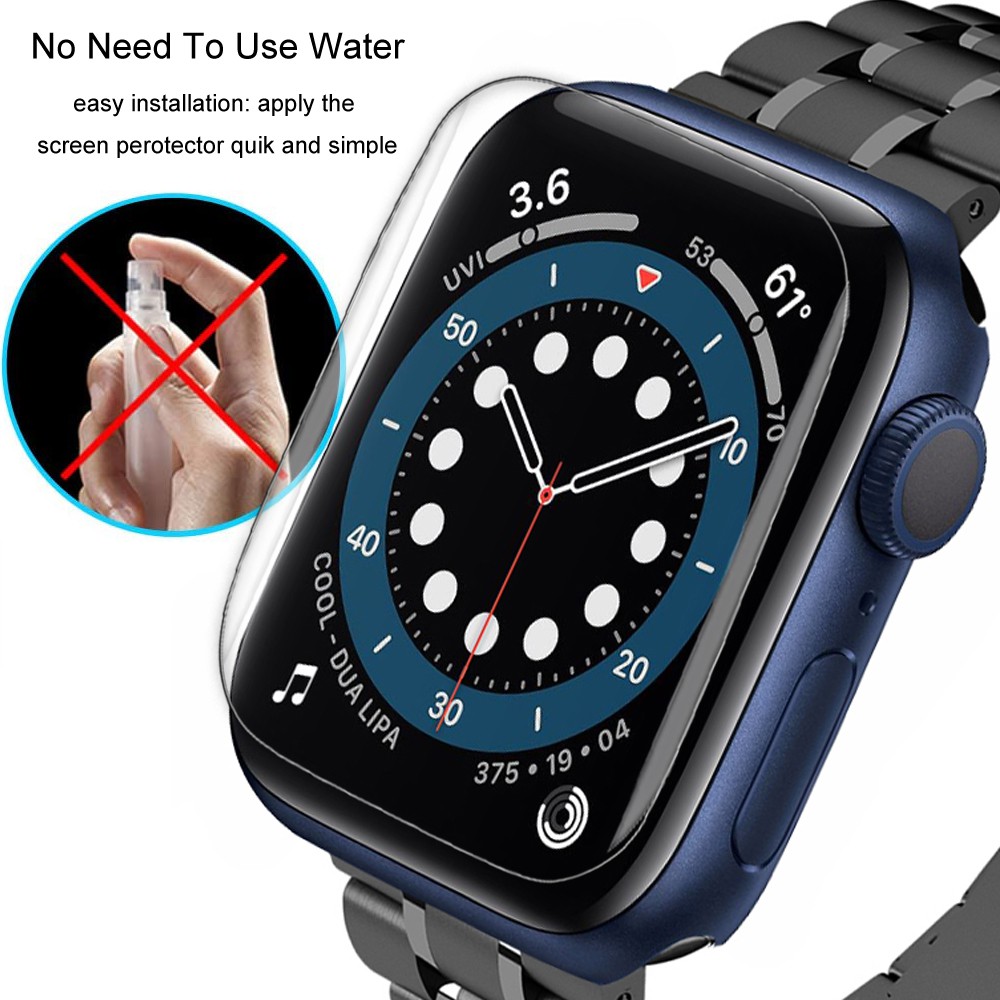 Apple Watch Screen Protector Clear Full Coverage Protective Film For IWatch Band Series 6