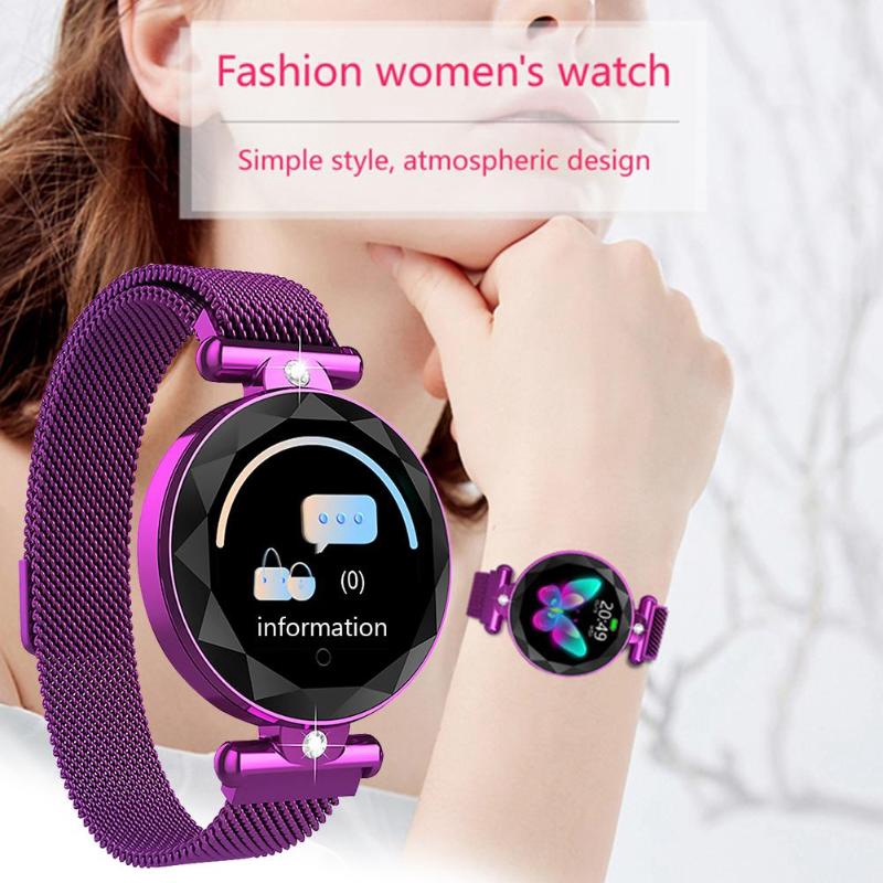 Fashion Smart Watch Women Heart Rate Blood pressure Monitor Fitness Tracker Waterproof Smart Watch