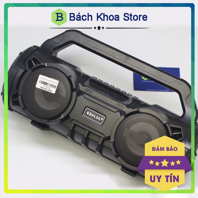 Loa Bluetooth BKK B98 Tặng Kèm Mic Hát Có Dây-Đèn Led Sống Động (bảo hành 6 tháng)